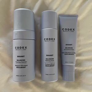 COPY - codex beauty lab’s shaant cleanser, toner, and moisturizer